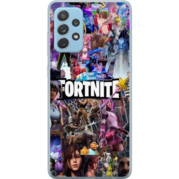 Samsung Galaxy A72 5G Läpinäkyvä kuori Fortnite