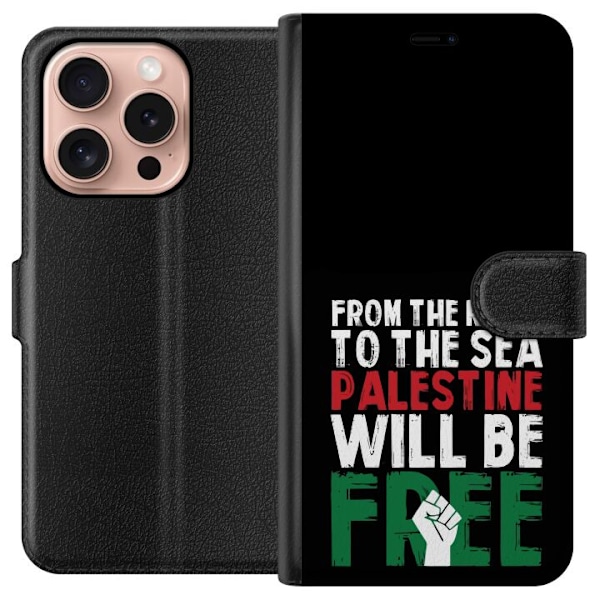 Apple iPhone 16 Pro Tegnebogsetui Fri Palæstina