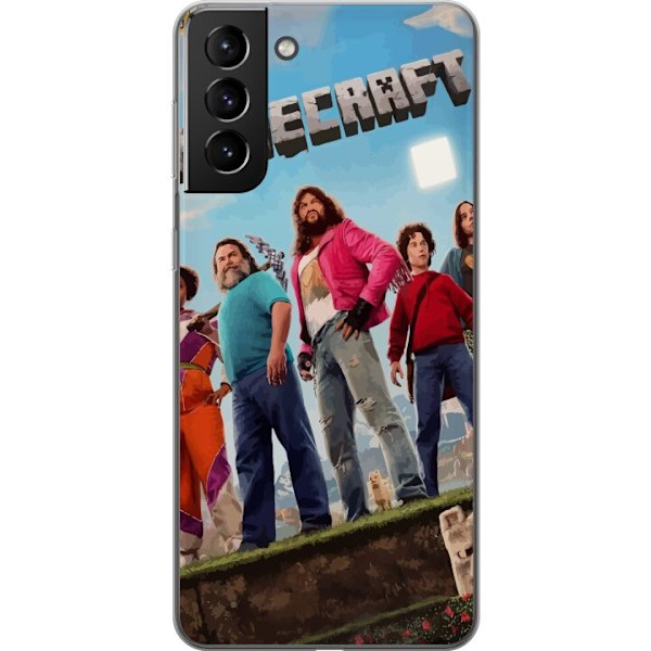 Samsung Galaxy S21+ 5G Genomskinligt Skal A Minecraft Movie