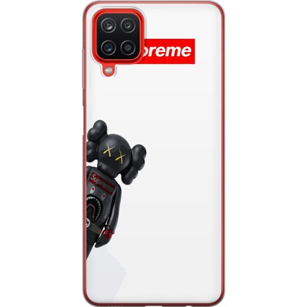 Samsung Galaxy A12 Gennemsigtig cover KAWS Supreme