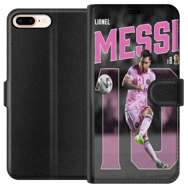 Apple iPhone 8 Plus Lompakkokotelo Lionel Messi