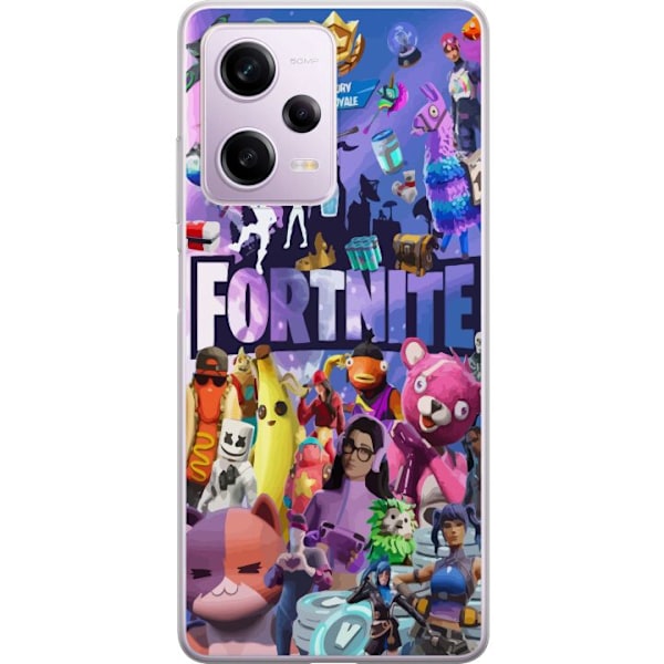 Xiaomi Redmi Note 12 Pro Läpinäkyvä kuori Fortnite Skins Em