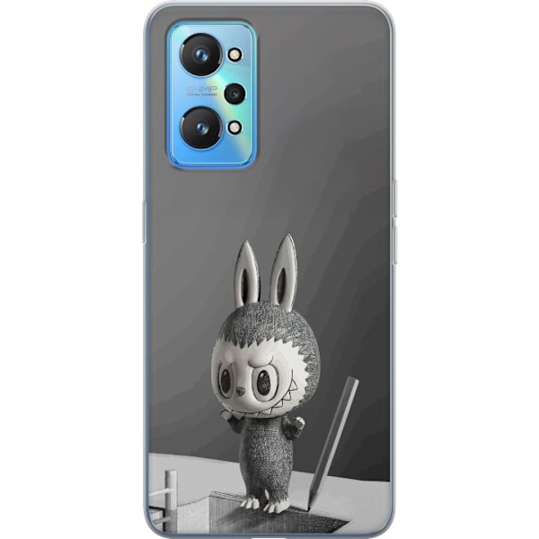 Realme GT Neo2 Läpinäkyvä kuori Pop Mart MEGA LABUBU LABUBU