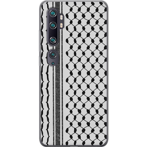 Xiaomi Mi Note 10 Gennemsigtig cover Palæstinensisk mønster