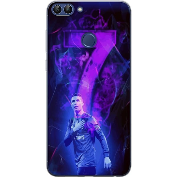 Huawei P smart Genomskinligt Skal Ronaldo 7 – Fotbollslegend i Action för Fans