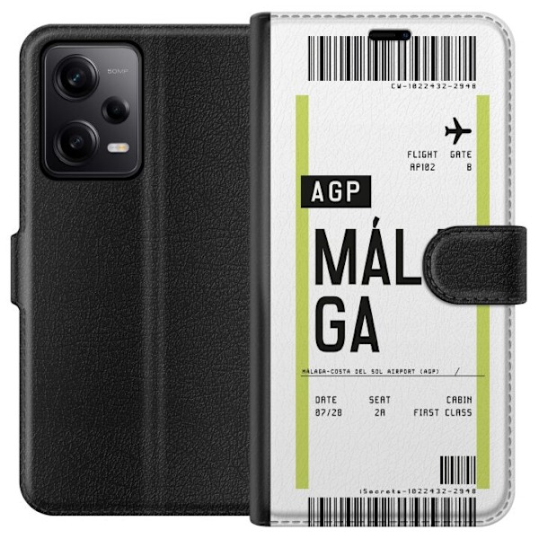 Xiaomi Redmi Note 12 Pro Lompakkokotelo Malaga