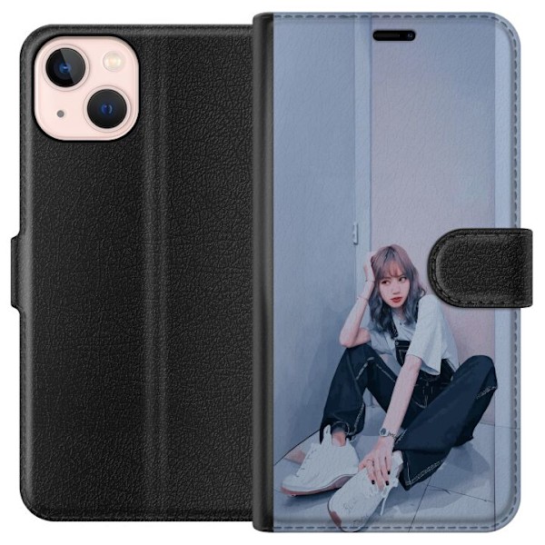 Apple iPhone 13 mini Lompakkokotelo Lisa from Blackpink – K-pop Style Icon