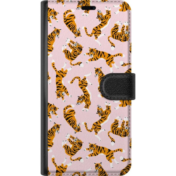 Kompatibelt Plånboksfodral till Samsung Galaxy A20e Tiger