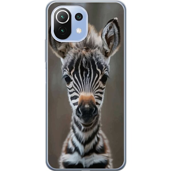 Xiaomi Mi 11 Lite Genomskinligt Skal Giraff Djurmotiv Afrika Natur Grafiskt Motiv Savann Vilda Djur Populär Väggkonst Exotiskt Tema