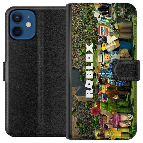 Kompatibel Tegnebogsetui til Apple iPhone 12 mini Roblox