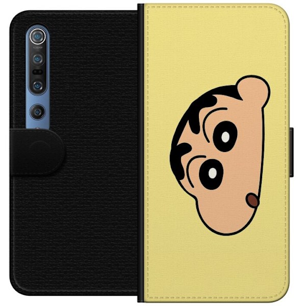 Xiaomi Mi 10 Pro 5G Tegnebogsetui Peeking Shinchan