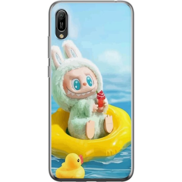 Huawei Y6 Pro (2019) Läpinäkyvä kuori Labubu Stripe Attack - Raidat kohtaavat hirviöt
