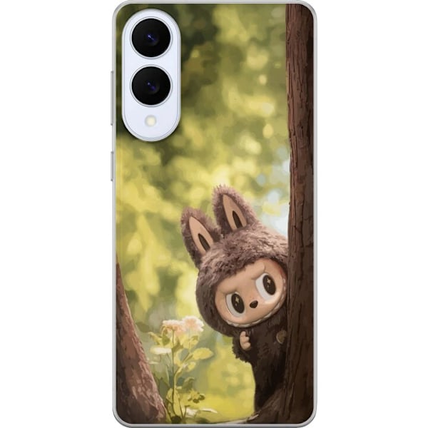 Samsung Galaxy S25 Edge Gjennomsiktig deksel Labubu Graffiti Vibes – Gatukunst i Monsterform