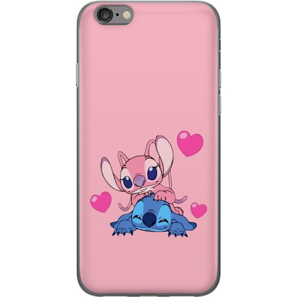 Apple iPhone 6 Gennemsigtig cover Valentins Dag Stitch