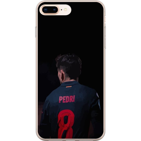 Apple iPhone 8 Plus Läpinäkyvä kuori Pedri FC Barcelona Jal