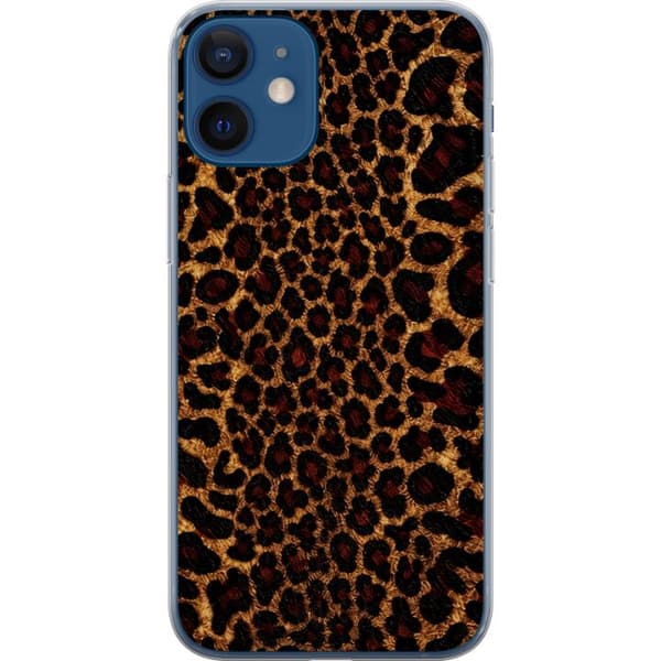 Kompatibelt Mobilskal till Apple iPhone 12 mini Wild Leopard brun