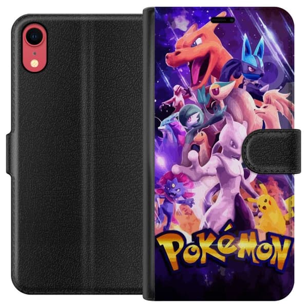 Kompatibel Tegnebogsetui til Apple iPhone XR Pokemon