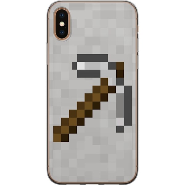 Apple iPhone XS Gennemsigtig cover Minecraft Værktøjer