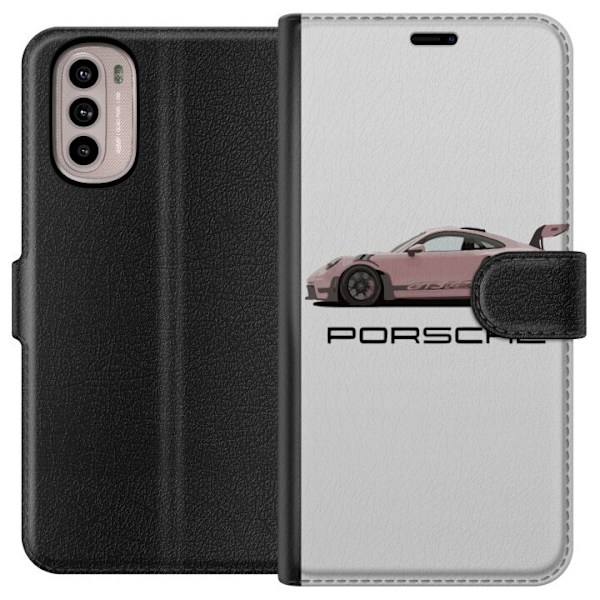 Motorola Moto G41 Lommeboketui Porsche 911 Pink