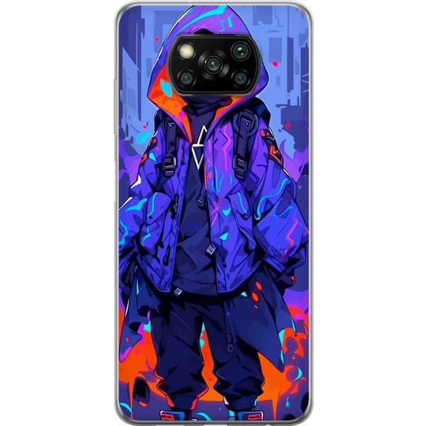 Kompatibelt Mobilskal till Xiaomi Poco X3 NFC Anime