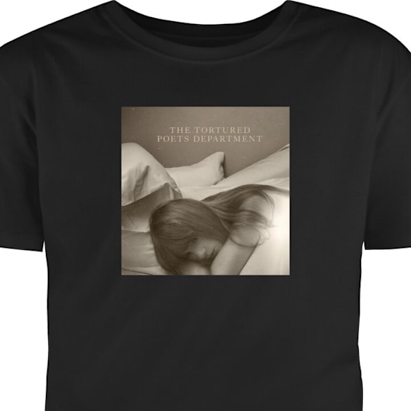 T-shirt för Vuxen | Klassisk Vuxen-T-shirt Taylor Swift - TTPD svart M