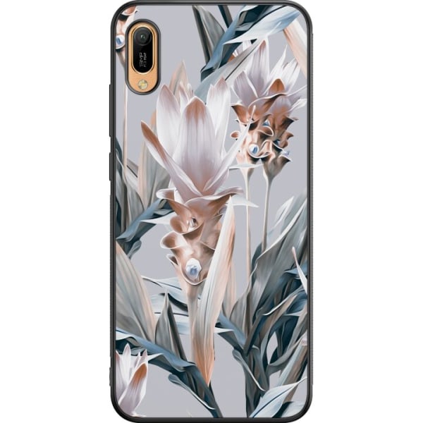 Huawei Y6 (2019) Musta kuori Kukkia