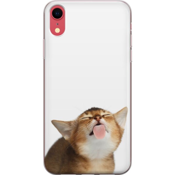 Apple iPhone XR Skal / Mobilskal - Cat Keeps You Clean