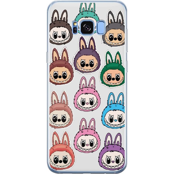 Samsung Galaxy S8+ Läpinäkyvä kuori Labubu Macaron Monster