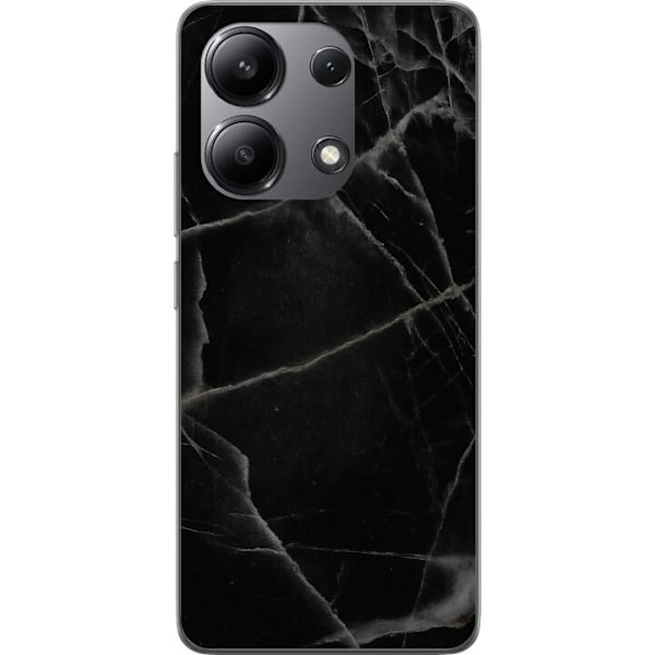 Xiaomi Redmi Note 13 4G Gjennomsiktig deksel Svart marmor