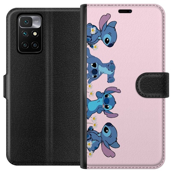 Xiaomi Redmi 10 Plånboksfodral Stitch Skratt & Bus – Perfek