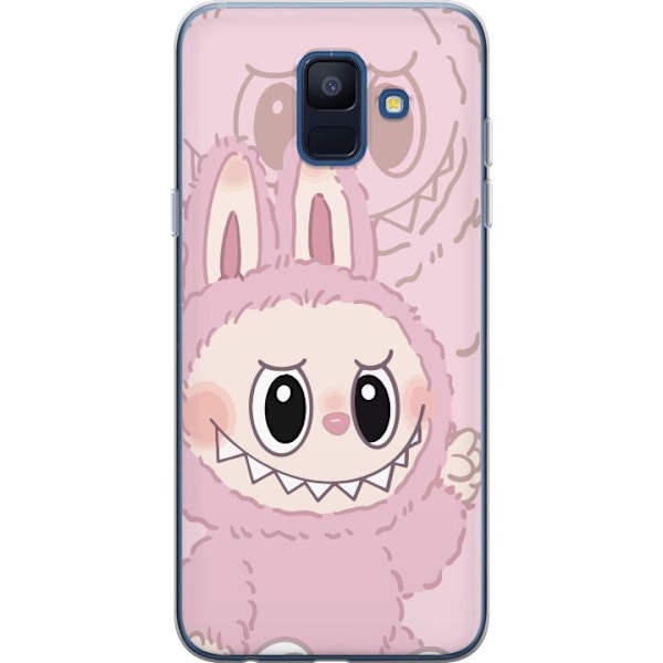 Samsung Galaxy A6 (2018) Läpinäkyvä kuori Labubu Floral Freak