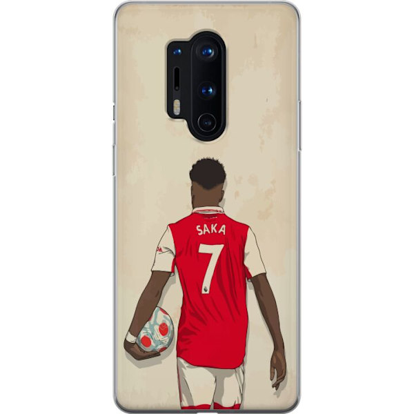 OnePlus 8 Pro Läpinäkyvä kuori Arsenal FC Jalkapallo Arsenal FC Motiivi Pelaaja Premier League Englanti Suosittu Urheilulaji Jalkapallotähti Lonto