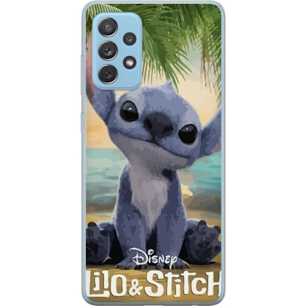 Samsung Galaxy A72 5G Genomskinligt Skal Stitch Kärleksfull