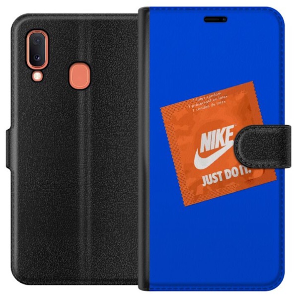 Samsung Galaxy A20e Lompakkokotelo Nike