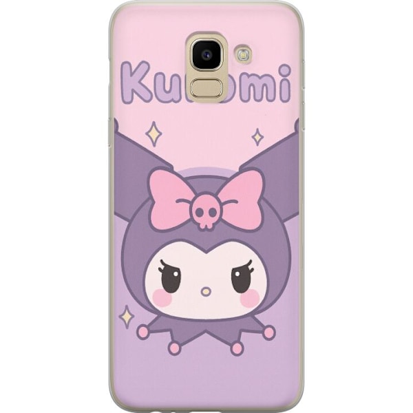 Samsung Galaxy J6 Genomskinligt Skal Kuromi Kawaii