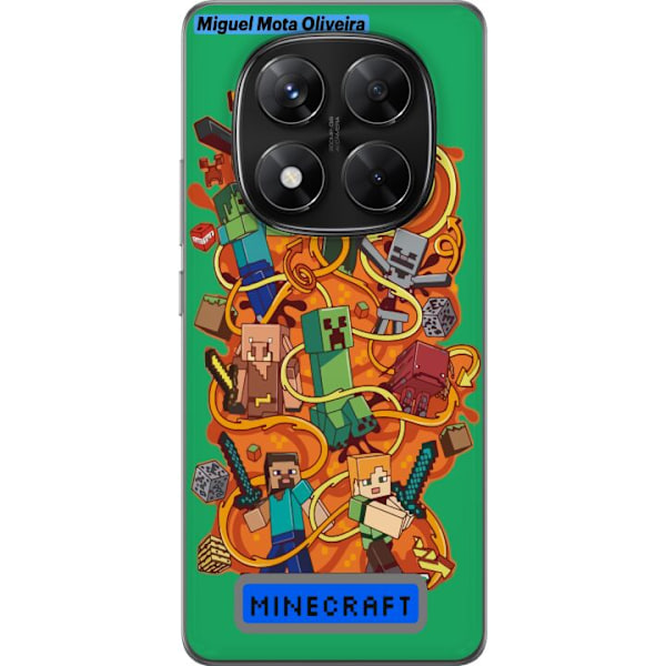 Xiaomi Redmi Note 14 Pro Läpinäkyvä kuori Minecraft