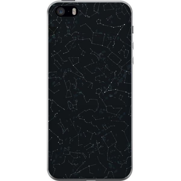 Apple iPhone 5s Läpinäkyvä kuori Tähtitaivas