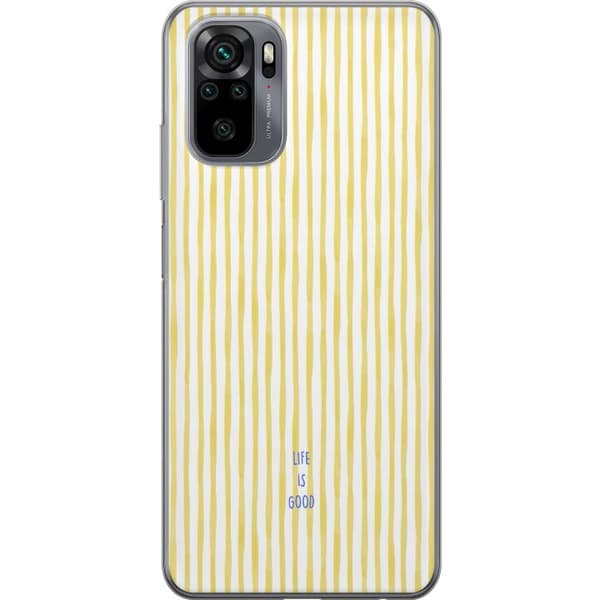 Kompatibelt Mobildeksel til Xiaomi Redmi Note 10S Life Is Good gul