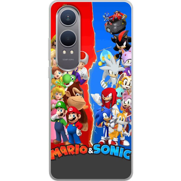 OnePlus Nord CE4 Lite Läpinäkyvä kuori Super Mario