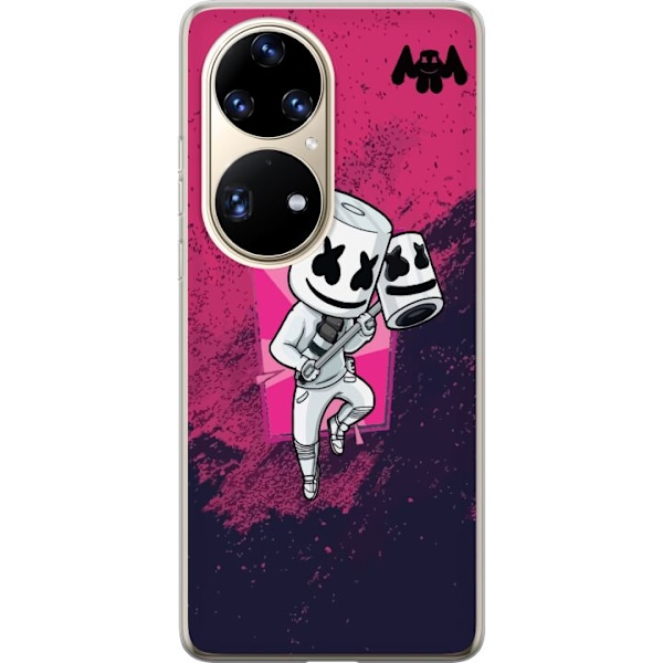 Huawei P50 Pro Gennemsigtig cover Marshmello Fortnite Skin Emo