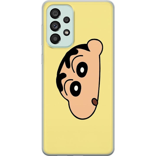 Samsung Galaxy A73 5G Gjennomsiktig deksel Peeking Shinchan