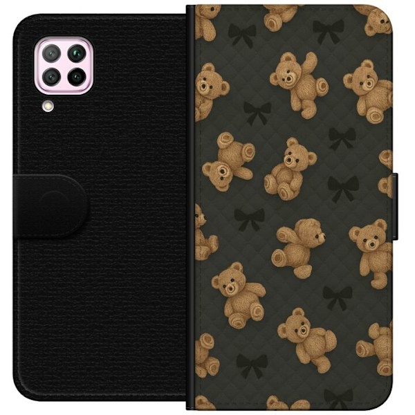 Huawei P40 lite Tegnebogsetui Teddy Knus