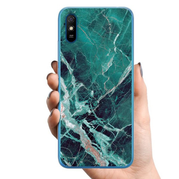 Xiaomi Redmi 9A TPU Mobildeksel Marmor
