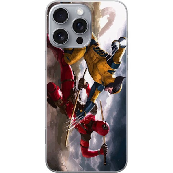 Apple iPhone 16 Pro Max Läpinäkyvä kuori Wolverine Deadpool