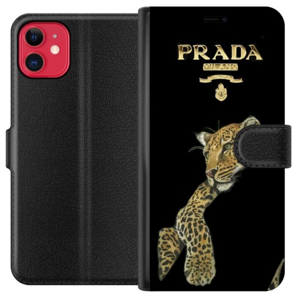 Apple iPhone 11 Plånboksfodral Prada Leopard