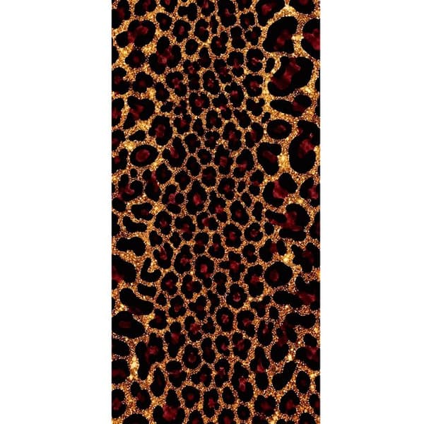 Kompatibel Tegnebogsetui til Apple iPhone 13 Pro Guldfarvet glitterleopard guld