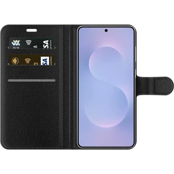 Kompatibelt Plånboksfodral till Samsung Galaxy S25 Edge Pikachu gul