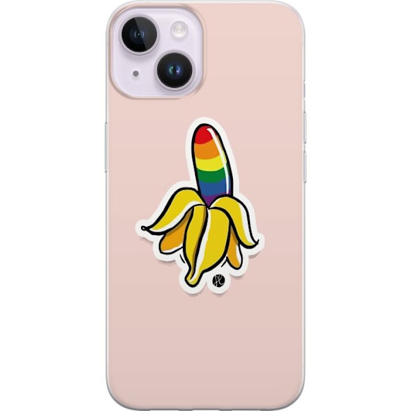 Apple iPhone 15 Plus Gennemsigtig cover Glad Banan