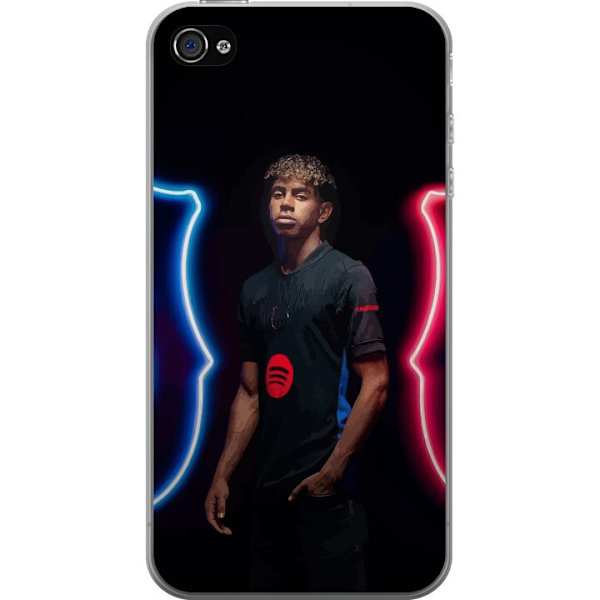 Apple iPhone 4s Gennemsigtig cover Yamal Fodbold FC Barcelona Ung Talent Spiller Fodboldstjerne Spanien La Liga Populært Motiv