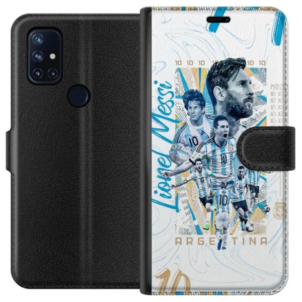 OnePlus Nord N10 5G Tegnebogsetui Lionel Messi